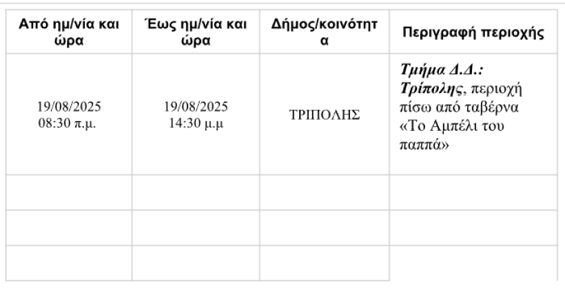 Δελτίο Τύπου