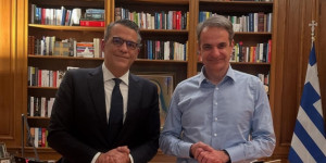 Συνάντηση Σπυρόπουλου - Μητσοτάκη με το βλέμμα "στην Αρκαδία του 2030"