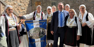 Ο Κώστας Βλάσης στους εορτασμούς της Στεμνίτσας