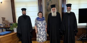 Επίσκεψη του Μητροπολίτη Μαντινείας και Κυνουρίας στην Υπουργό Πολιτισμού