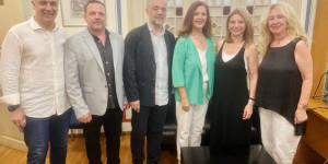 Συνάντηση στελεχών της "Νέας Πελοποννήσου" με τη Μαρία Καρυστιανού