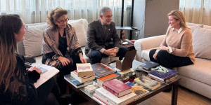 Συνάντηση του προέδρου της Παναρκαδικής Ομοσπονδίας με τη Γενική Γραμματέα Απόδημου Ελληνισμού