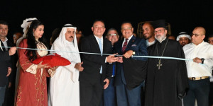 Στα εγκαίνια του παραρτήματος του Ελληνικού Κέντρου Καΐρου ο Κώστας Βλάσης