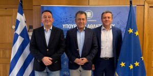 Για το Πανευρωπαϊκό Βάδην 2027 συζήτησαν οι Βλάσης, Βρούτσης και Καμπύλης