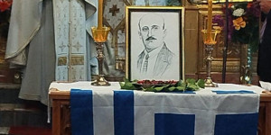 Στο μνημόσυνο του "πατέρα της Δημοκρατίας" ο Κώστας Τζιούμης