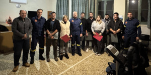 Εκπαίδευση στους εθελοντές του Πυροσβεστικού Κλιμακίου Άστρους