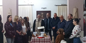 Η Δημοτική Αρχή στην κοπή της πίτας του ΑΠΣ «Αετοί Γορτυνίας»