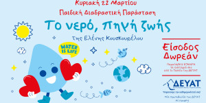 Παιδική Διαδραστική Παράσταση για την Παγκόσμια Ημέρα Νερού 2026