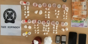 Κορινθία: Δύο συλλήψεις για παράβαση της νομοθεσίας για τα ναρκωτικά