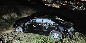 Κορινθία: "Άγιο" είχε οδηγός που έπεσε σε γκρεμό 70 μέτρων το βράδυ της Κυριακής του Πάσχα