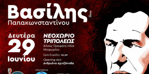 Ο Βασίλης Παπακωνσταντίνου στο 2ο New Village Music Fest στο Νεοχώρι