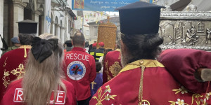 Τιμητική φρουρά η Ομάδα Διάσωσης Αρκαδίας στη γιορτή των πολιούχων