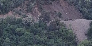 Νέα κατολίσθηση στα Λαγκάδια-Κλειστός ξανά ο δρόμος!