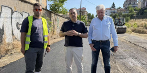 Κώστας Τζιούμης: "Ξεκινήσαμε να ασφαλτοστρώνουμε την Τρίπολη" (pics-vid)