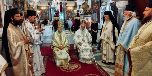 Ο Μητροπολίτης Καρυστίας στην γενέτειρά του τον Κοσμά Κυνουρίας