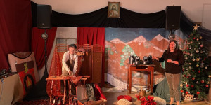 Διαδραστικό χριστουγεννιάτικο δρώμενο για τους μαθητές  Δημητσάνας και Βαλτεσινίκου