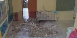 Τραυματισμός εκπαιδευτικού από πτώση σοβάδων στο ΕΠΑΛ Σπάρτης