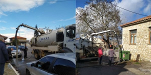 Εργασίες καθαρισμού φρεατίων βρίσκονται σ' εξέλιξη σ' όλο τον Δήμο Τρίπολης