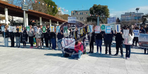 Μεγαλόπολη: Πλήθος κόσμου στο συλλαλητήριο για τα Τέμπη