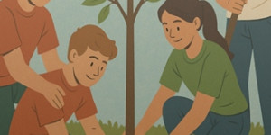 Μαθητές και μαθήτριες του ΕΠΑΛ Μεγαλόπολης δημιουργούν το "Άλσος των Μαθητών"