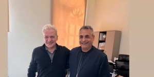 Συνάντηση του Κώστα Τζιούμη με τον Δήμαρχο Ηρακλείου