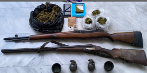 Συνελήφθη 70χρονος για ναρκωτικά και όπλα στη Λακωνία