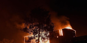 Πυρκαγιά στους Μολάους Λακωνίας