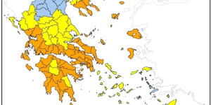 Συνεχίζεται ο πολύ υψηλός κίνδυνος πυρκαγιάς την Τρίτη (12/08)