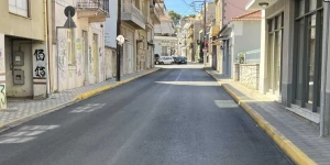 Εργασίες ασφαλτόστρωσης σε δρόμους της Τρίπολης
