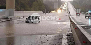 Προβλήματα από την κακοκαιρία και στον αυτοκινητόδρομο "Μορέα"