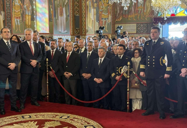 Στους εορτασμούς για την Υπαπαντή παραβρέθηκε ο Κώστας Τζιούμης