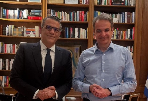 Συνάντηση Σπυρόπουλου - Μητσοτάκη με το βλέμμα "στην Αρκαδία του 2030"