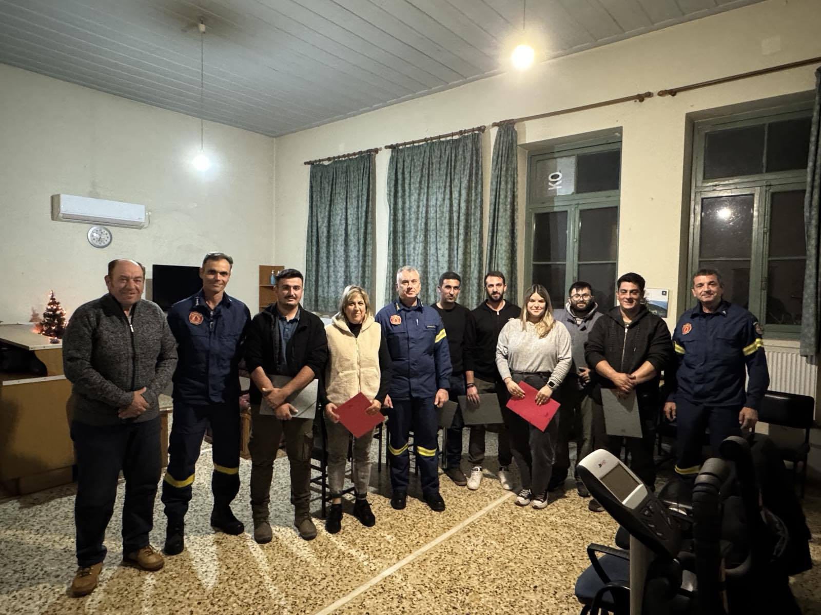 Εκπαίδευση στους εθελοντές του Πυροσβεστικού Κλιμακίου Άστρους