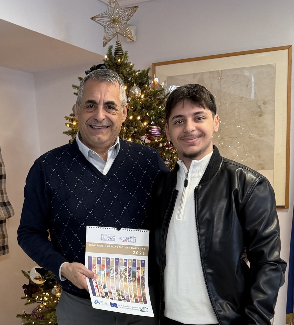 Έργο του Τριπολίτη Βασίλη Μανωλόπουλου στο εικαστικό ημερολόγιο UNESCO 2026