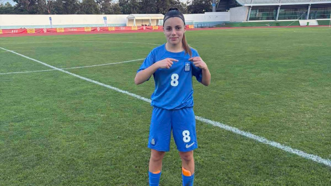 Η Τζουμερκιώτη "έλαμψε" με την Εθνική Κ15