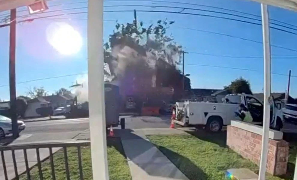 Καλιφόρνια: Σπασμένος αγωγός φυσικού αερίου εξερράγη και διέλυσε σπίτι – Έξι τραυματίες