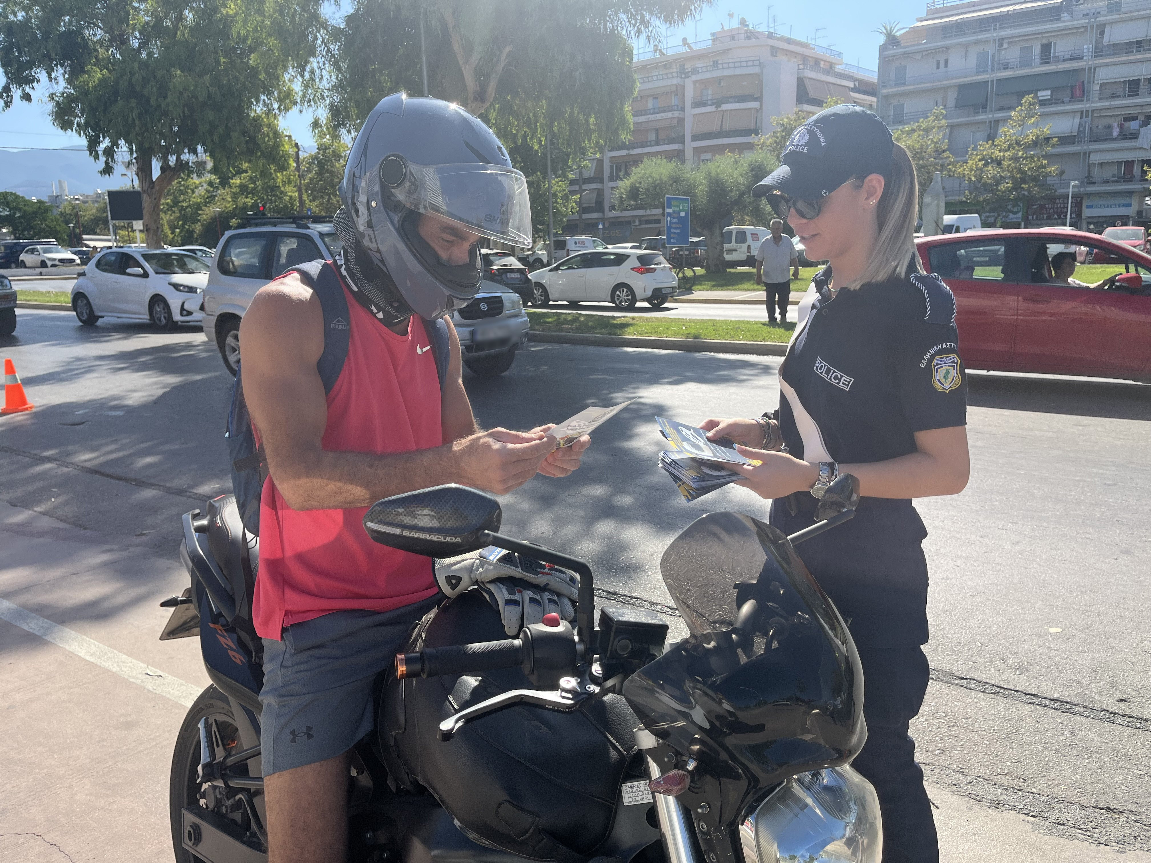 Πάνω από 20 παραβάσεις βεβαιώθηκαν στο πλαίσιο της εκστρατείας "Μηδενική ανοχή στη μη χρήση κράνους