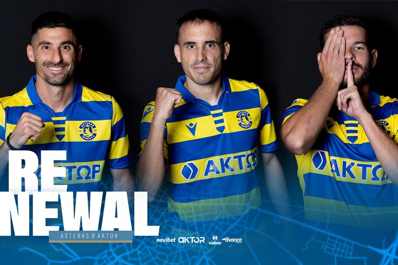 Τρεις ανανεώσεις στον ASTERAS B' AKTOR