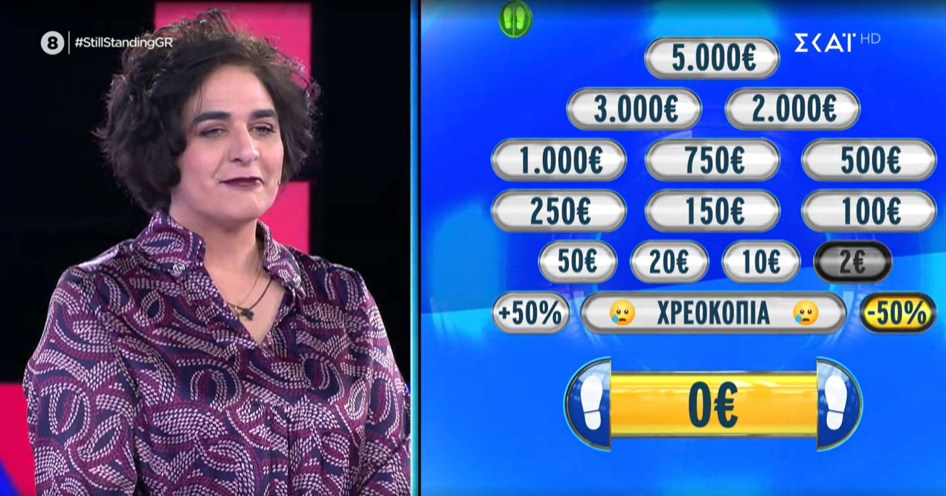 Τριπολιτσιώτισσα κέρδισε 625 ευρώ στο “Still Standing”!