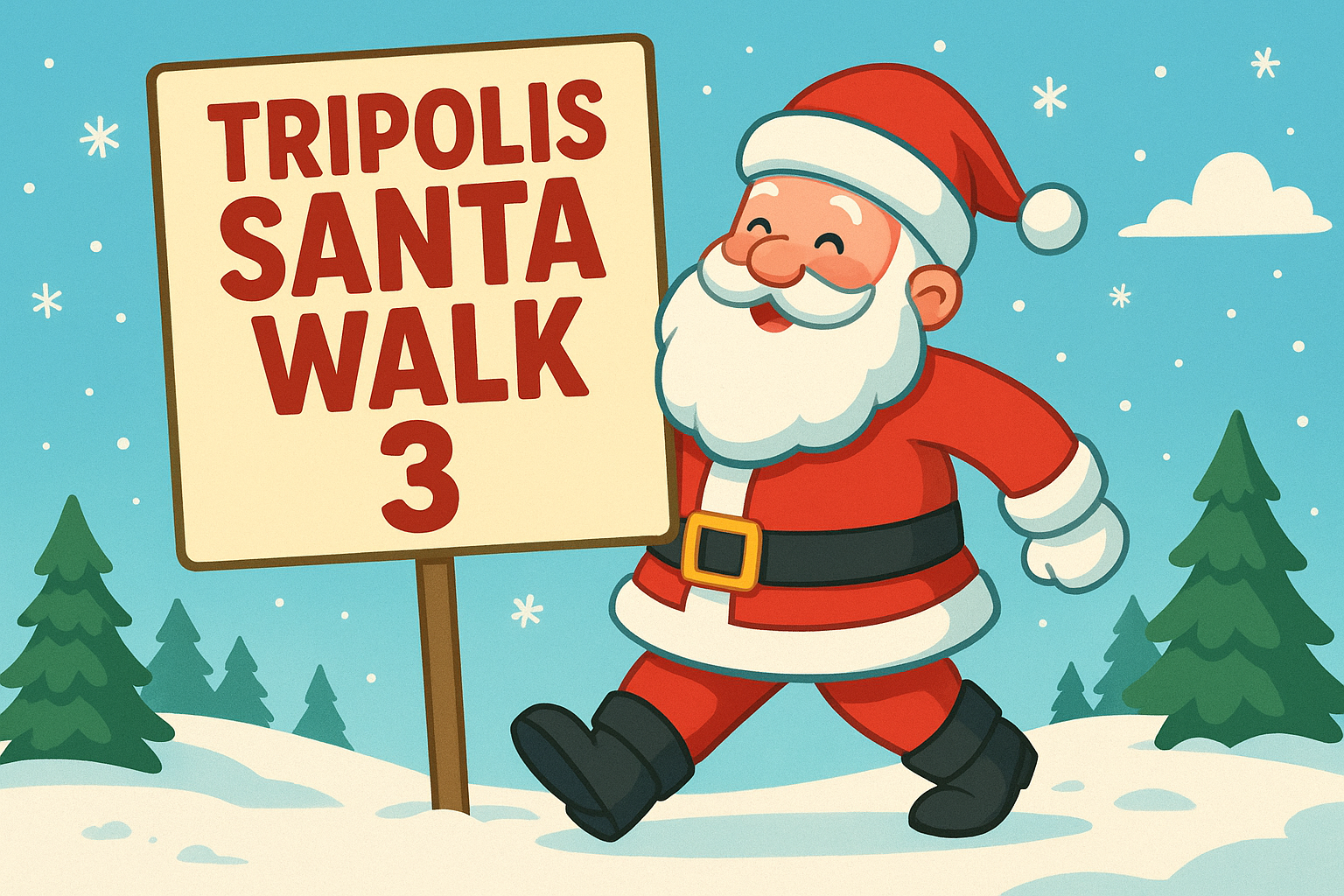 Συνεχίζονται οι δηλώσεις συμμετοχής στο πιο γιορτινό Tripolis Santa Walk 3!