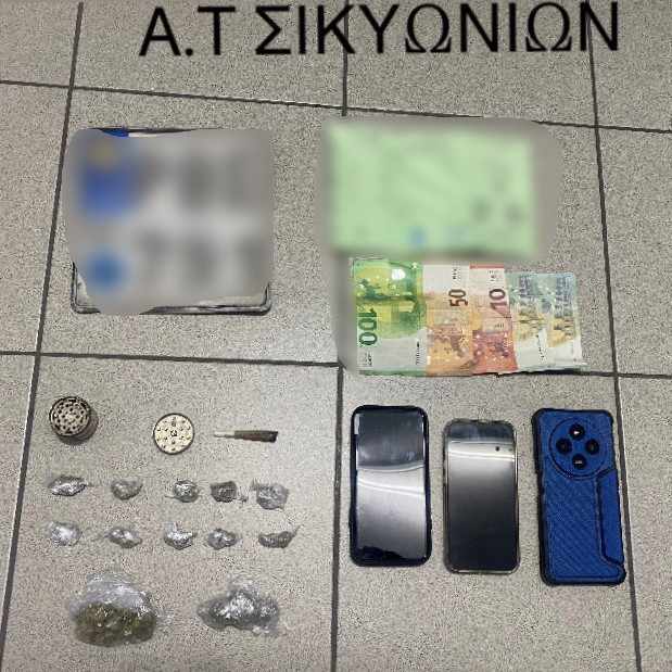 Συλλήψεις στο Κιάτο για ναρκωτικά μετά από αστυνομική επιχείρηση