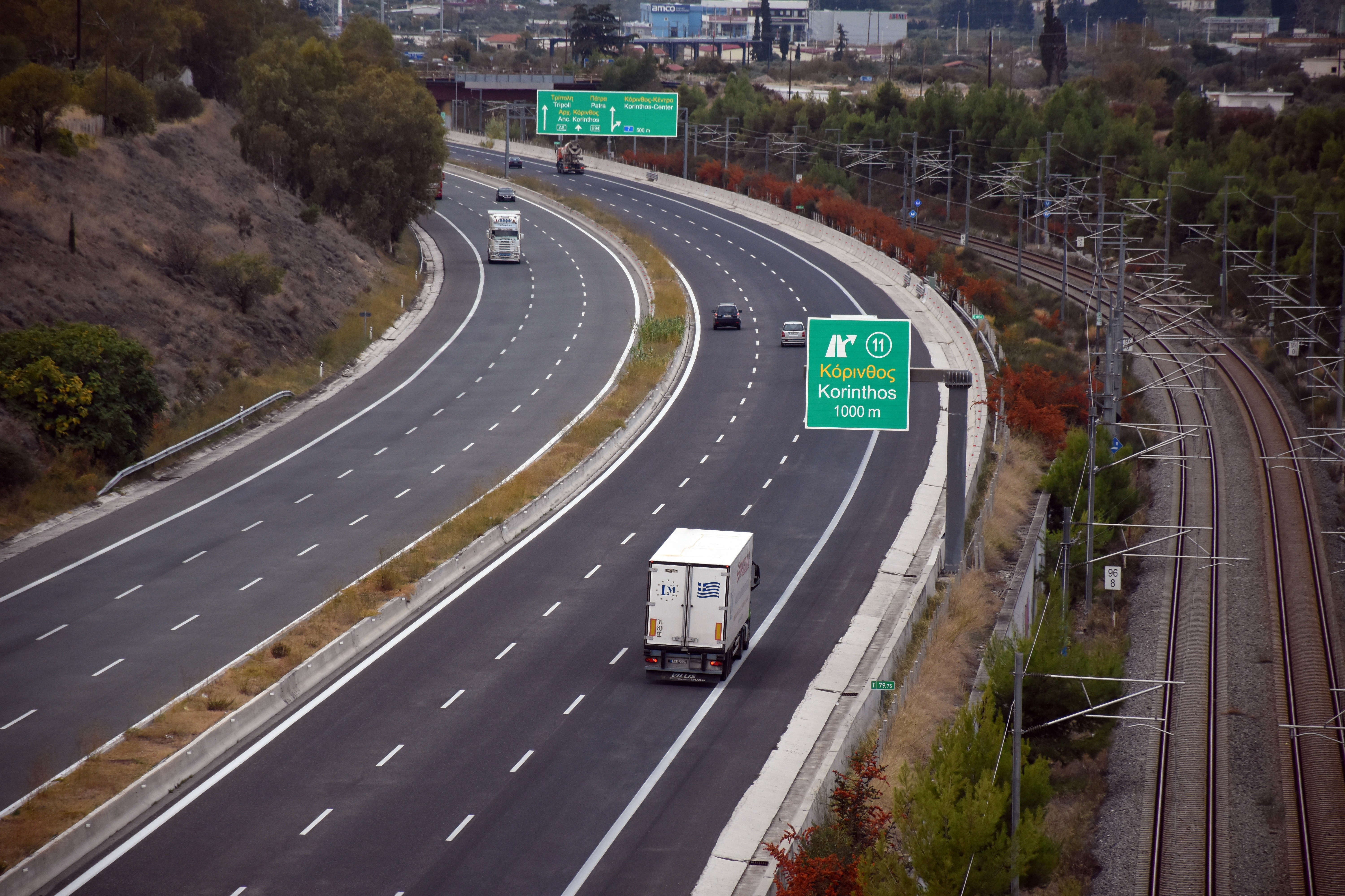Κλειστή η Εθνική Οδός Αθηνών-Κορίνθου από τα διόδια της Ελευσίνας προς Κόρινθο - Άνοιξε η αριστερή λωρίδα