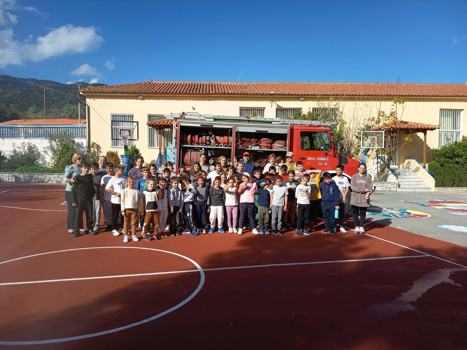 Πρόγραμμα Πυροσβεστικής Παιδείας για 44 μαθητές στον Τυρό