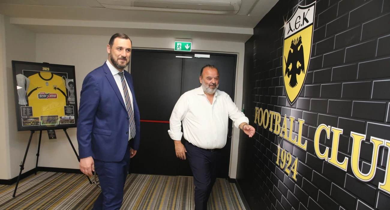 Η ΑΕΚ στην UEFA για Λανουά - Ο Ηλιόπουλος και ο Λυσάνδρου συναντήθηκαν με υψηλόβαθμα στελέχη της