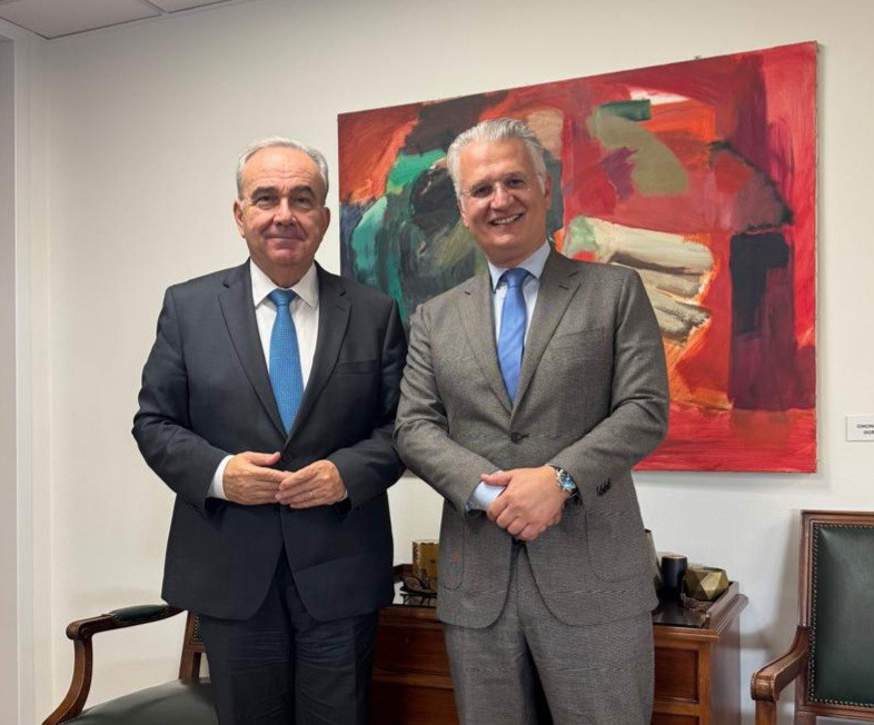 "Τετ α τετ" του Περιφερειάρχη Δ. Πτωχού με τον Αναπληρωτή Υπουργό Οικονομικών Ν. Παπαθανάση