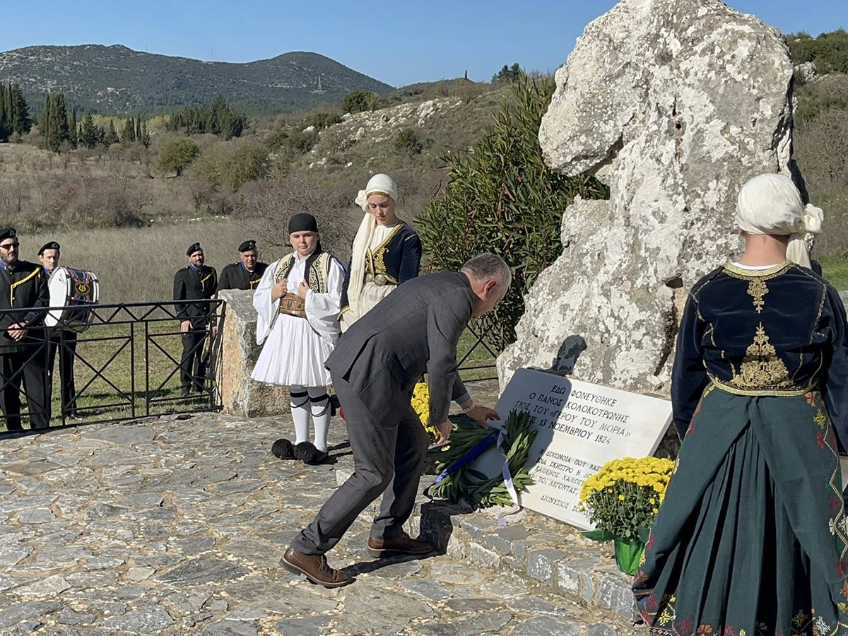 Τιμή στον Πάνο Κολοκοτρώνη στην Τοπική Κοινότητα Θάνα του Δήμου Τρίπολης