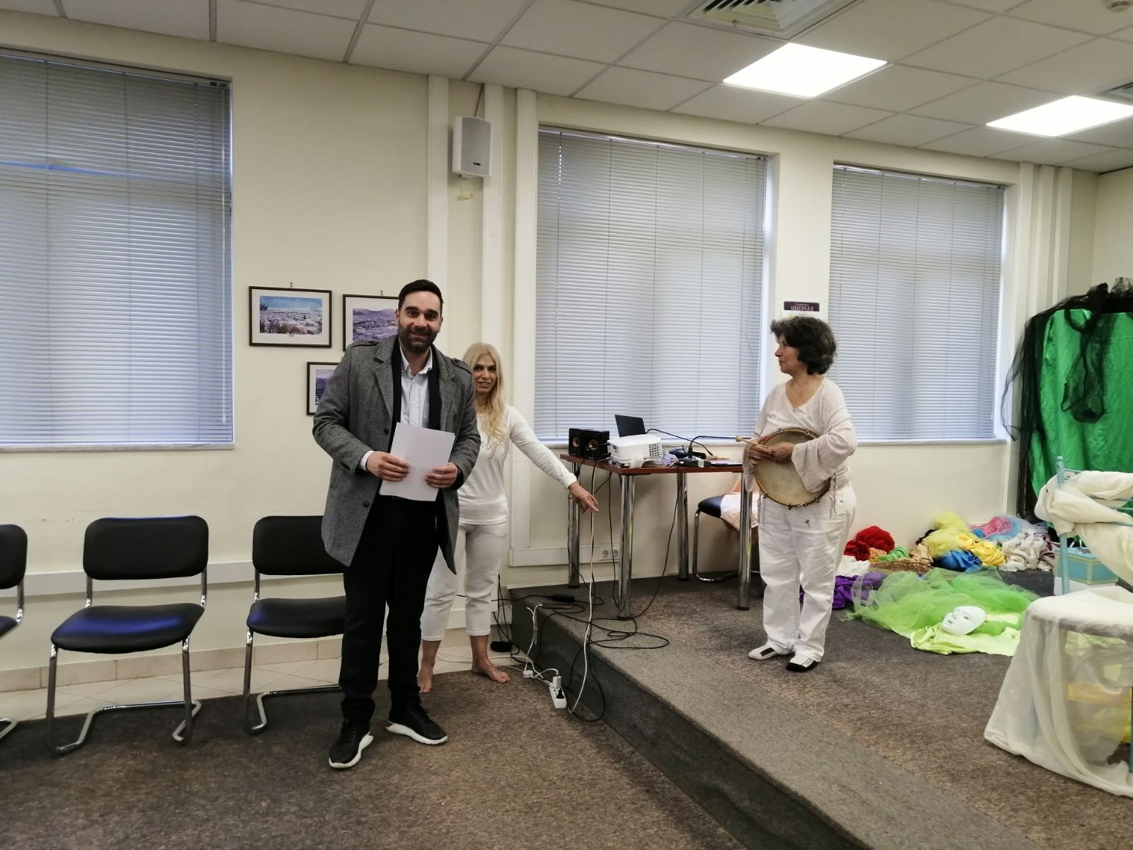 Η Δημόσια Κεντρική Βιβλιοθήκη για το σεμινάριο θεατρικού παιχνιδιού