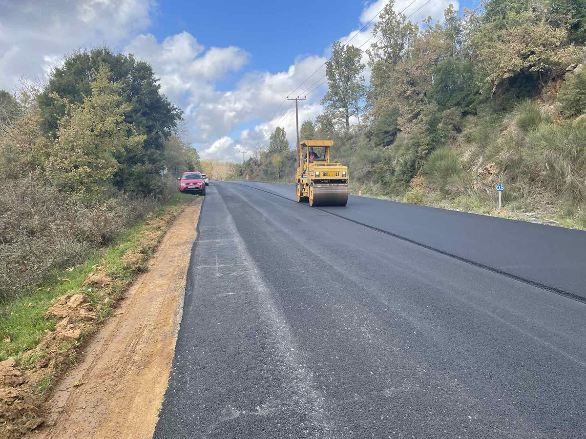 Αυτοψία Μανδρώνη στο έργο συντήρησης της Ε.Ο. Τρίπολης-Σπάρτης